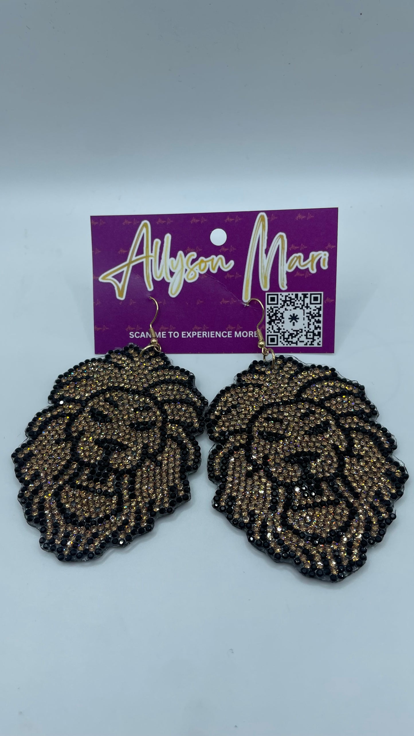 Bling Lion Earrings