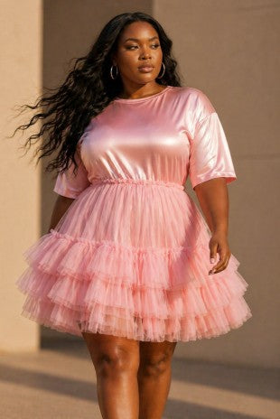 Blush Fantasy Tulle Top