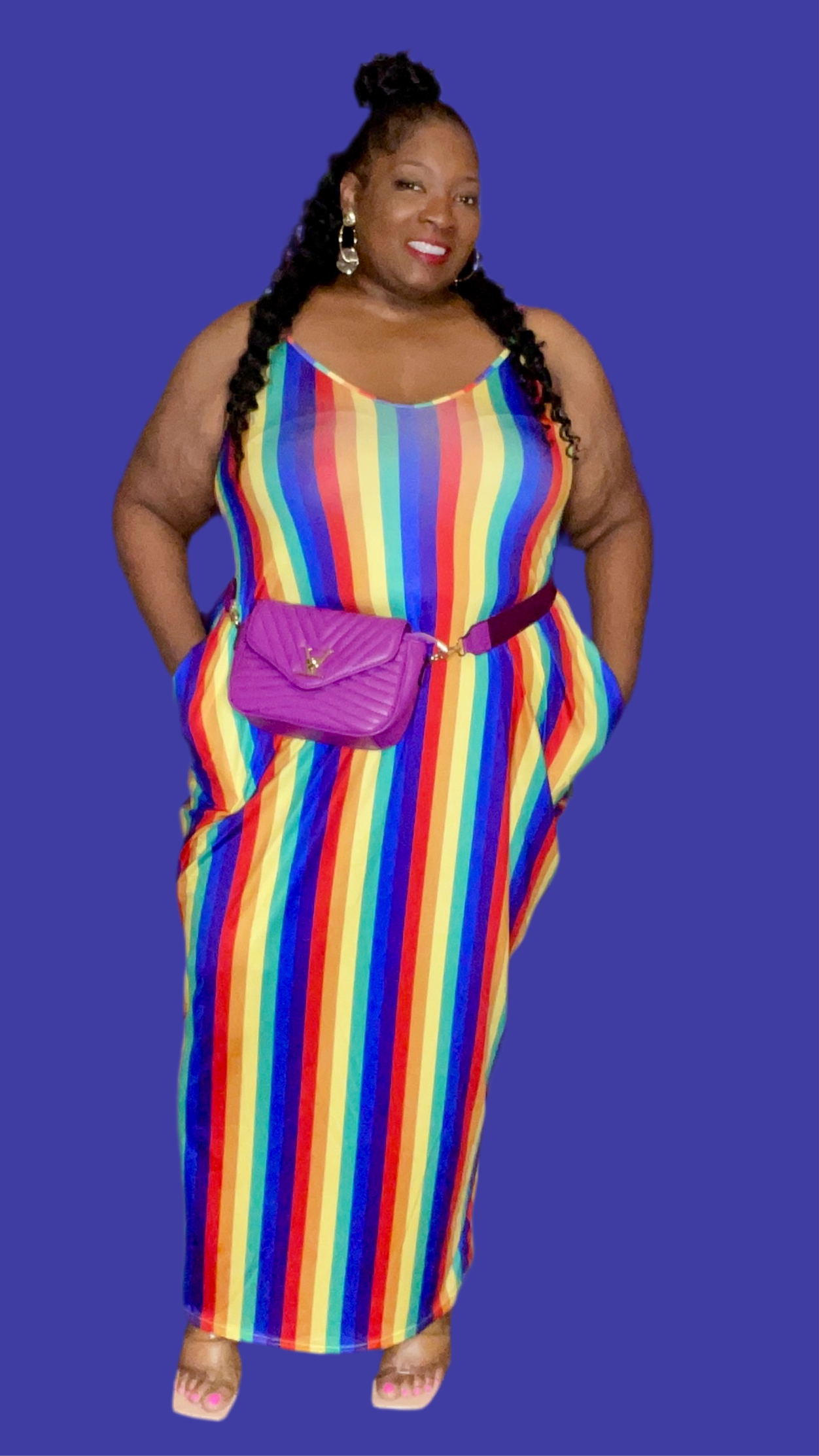 Rainbow Maxi Dress