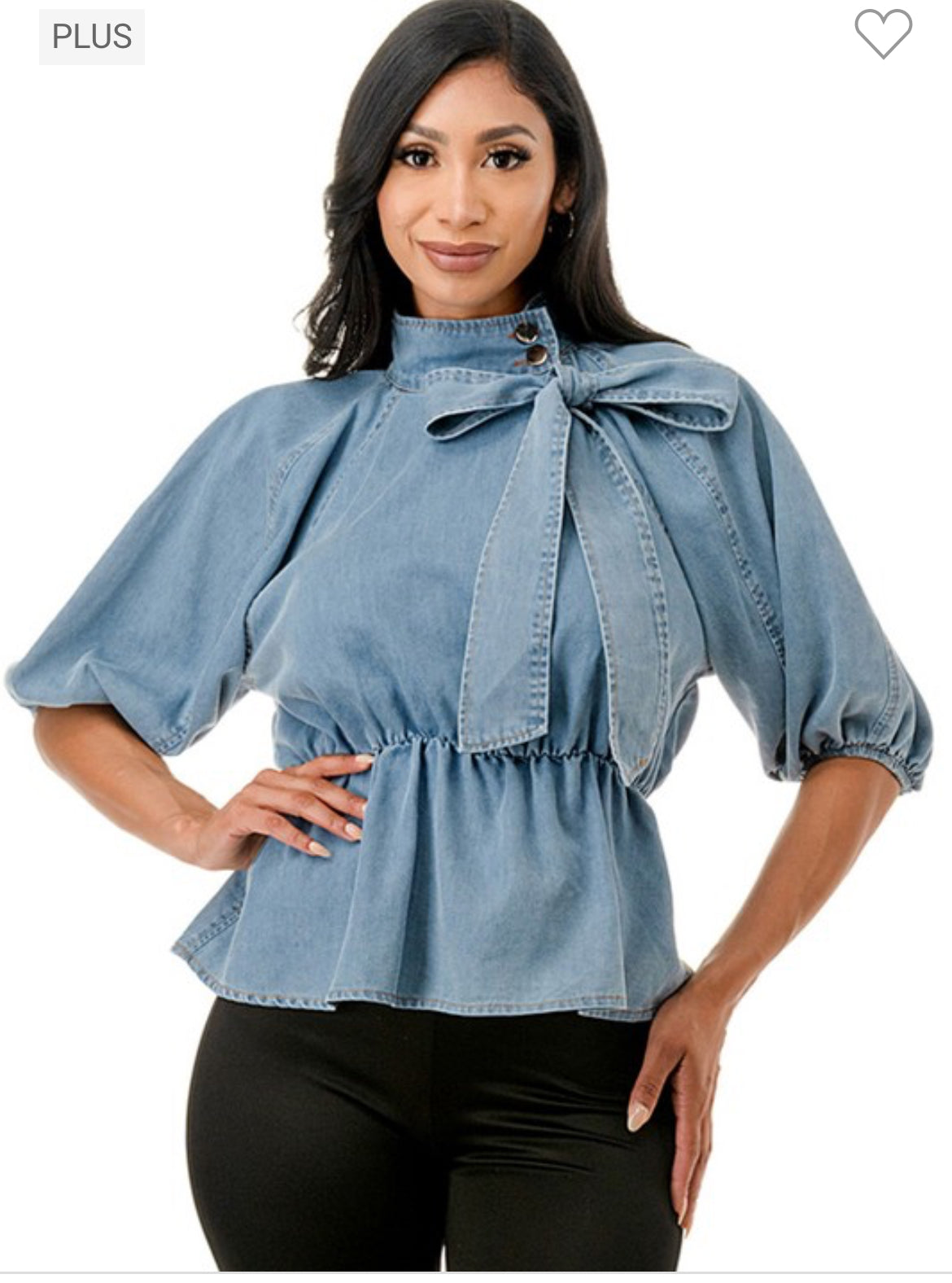 Let Me Find Out Denim Top