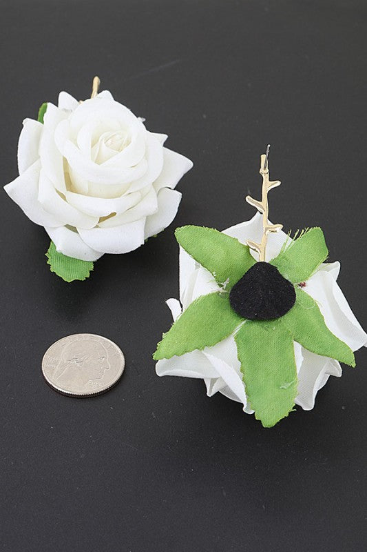Stop & Stare Rose Earrings