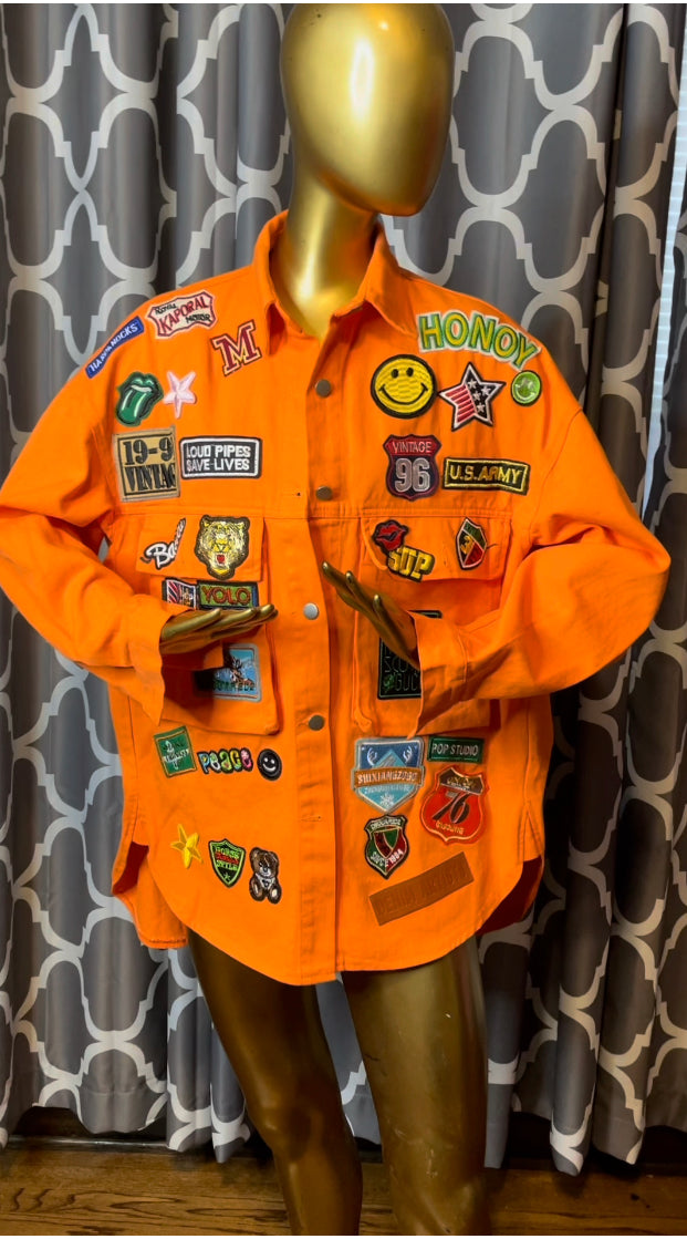 All patched up Denim Jacket