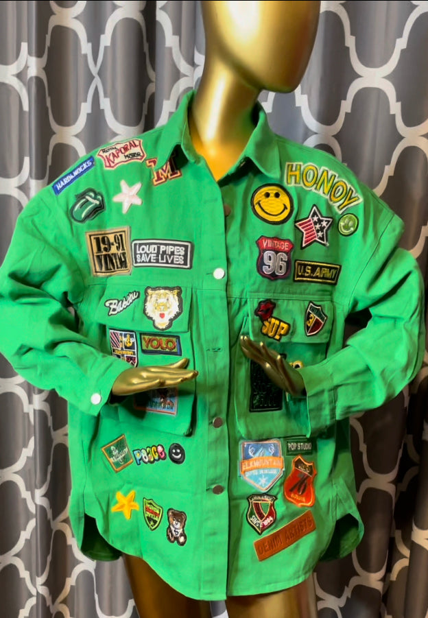 All patched up Denim Jacket