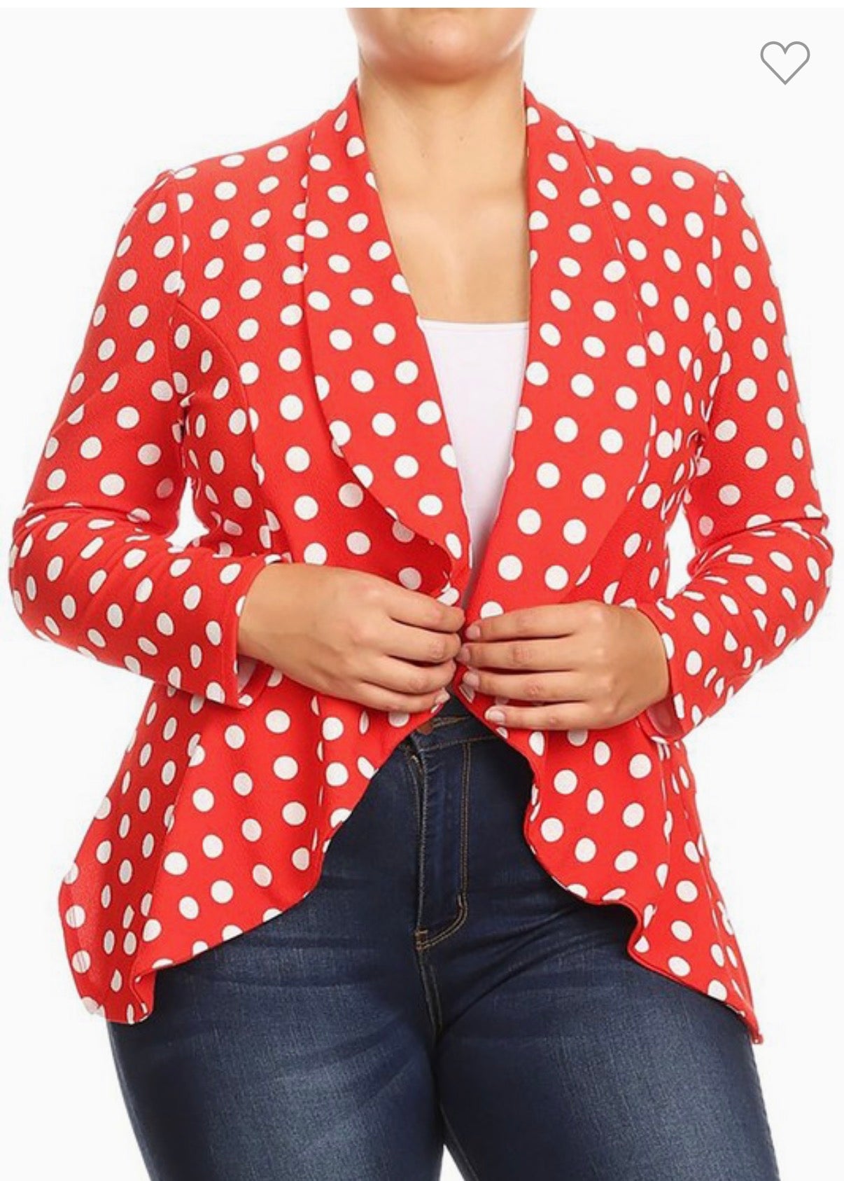 Power Play Polka Dot Blazer