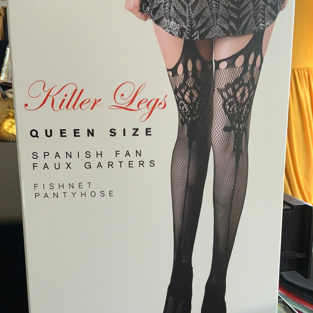 Spanish Fan Faux Garters