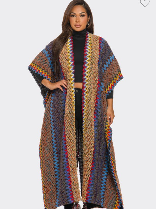 Aspen Poncho Brown