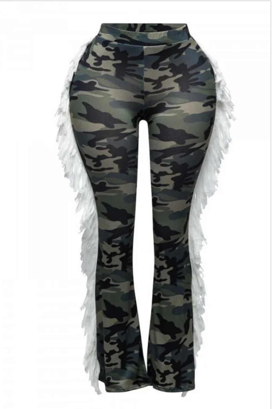 Camo Time Fringe Pants