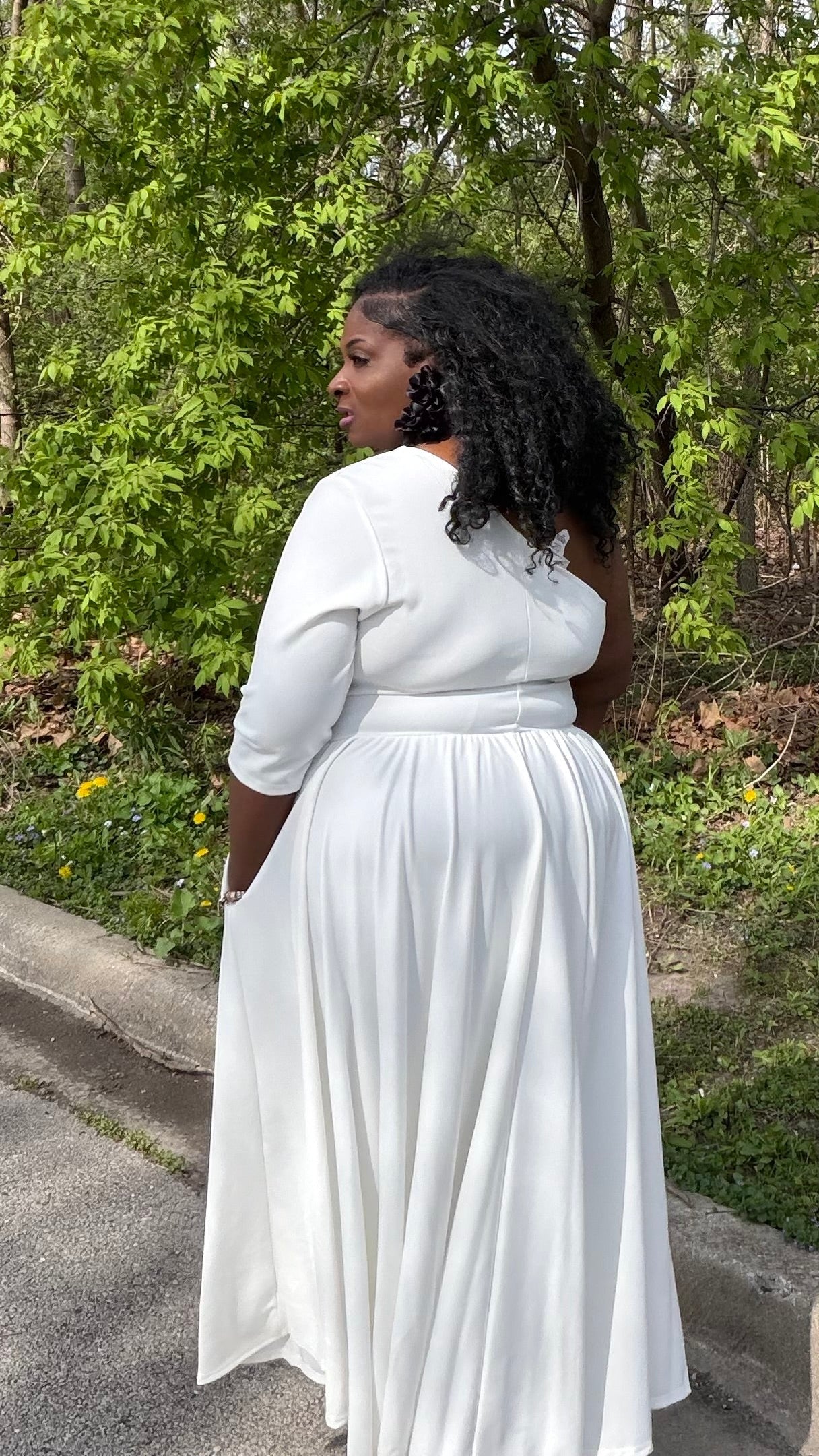 Soft Statement Midi Dress