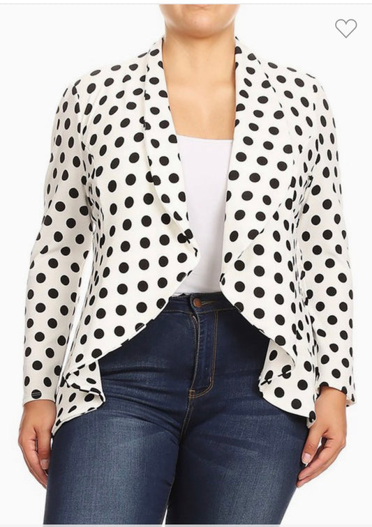Power Play Polka Dot Blazer