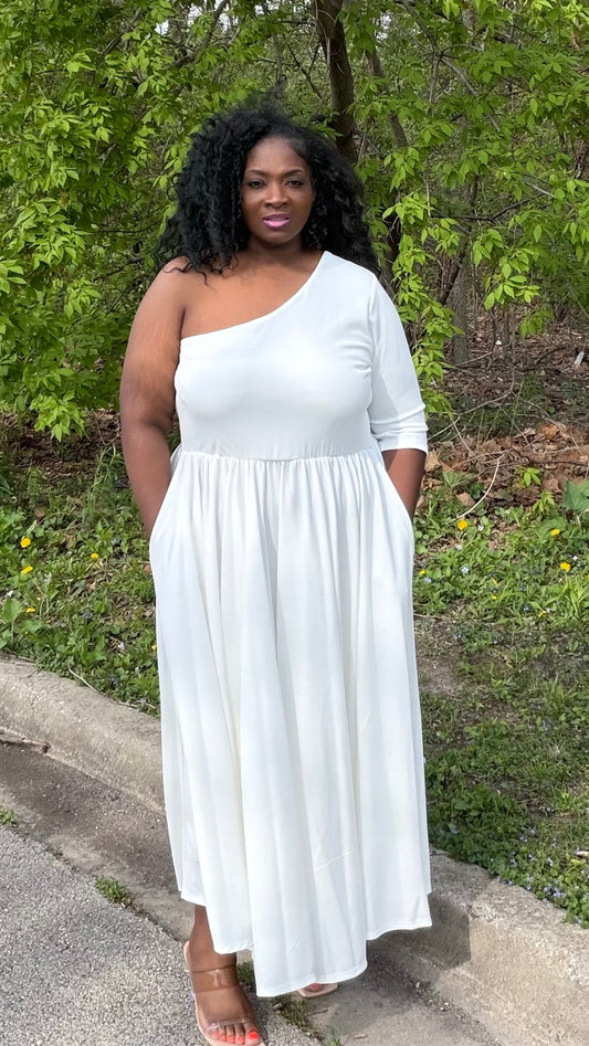 Soft Statement Midi Dress