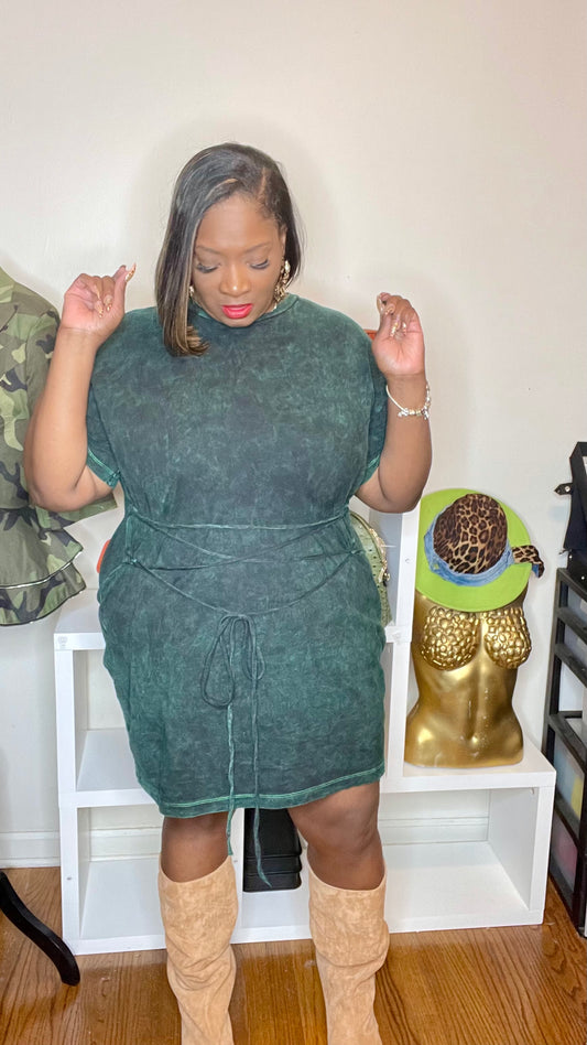 Effortless Chic Mineral Wash Dress