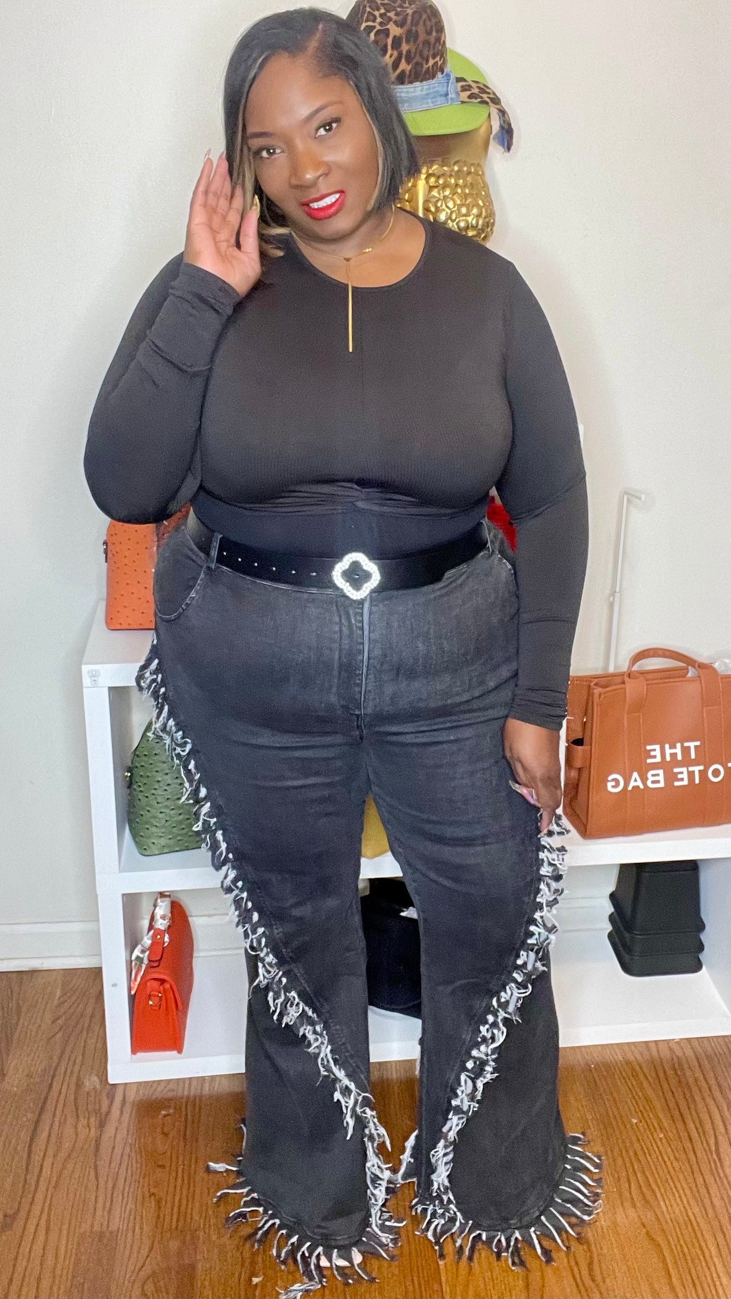 Fringe Me Fabulous Flare Jeans