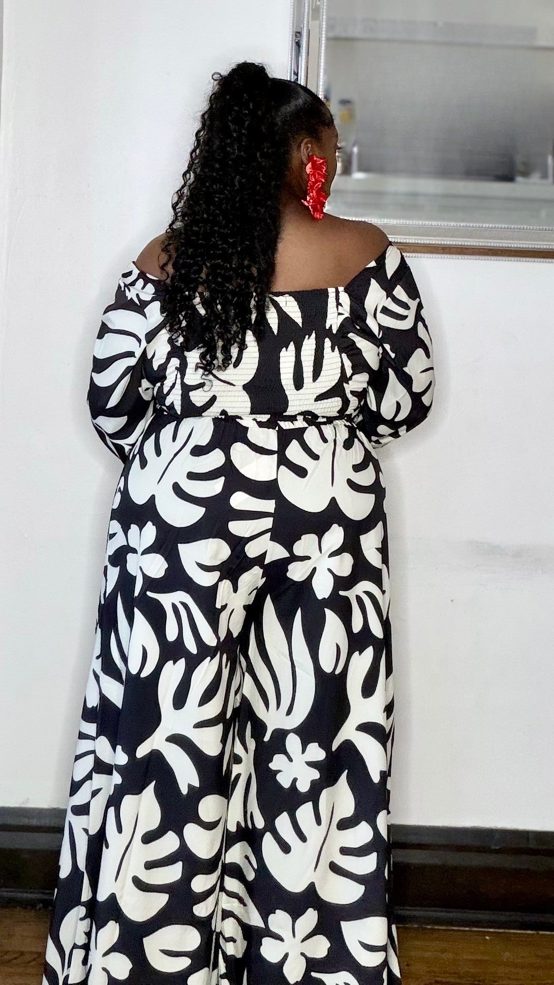 Midnight Tropics Palazzo Set