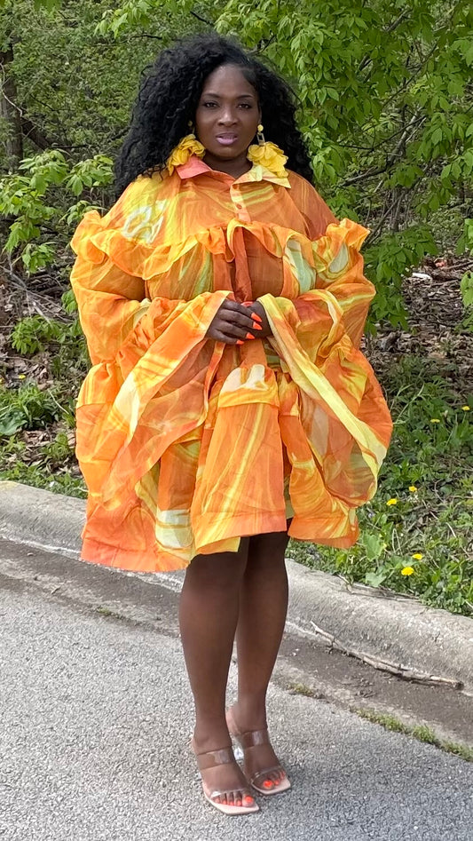 Sunset Drama Dress