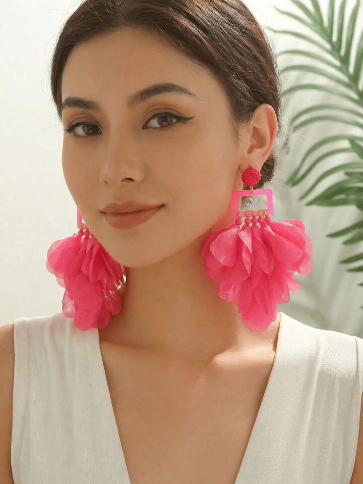 Pop Petal Statement Earrings