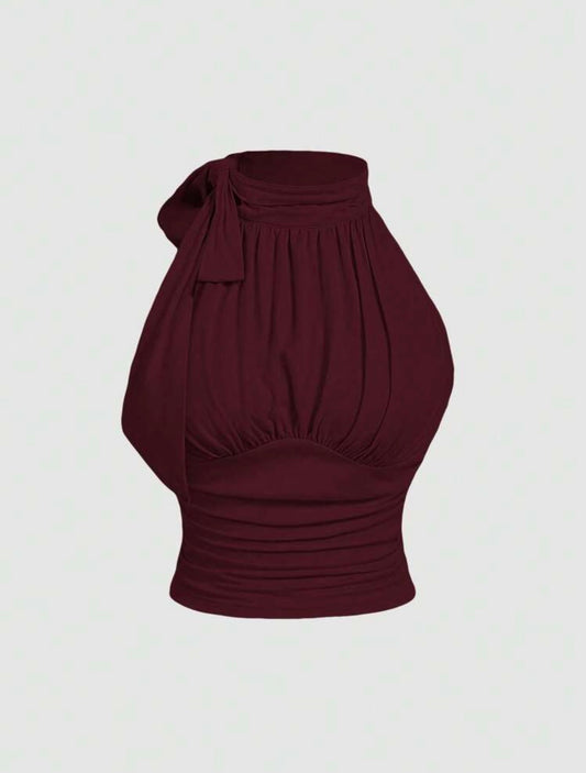 The Bordeaux Beauty Top