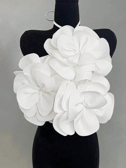 Petal Drama Halter Top