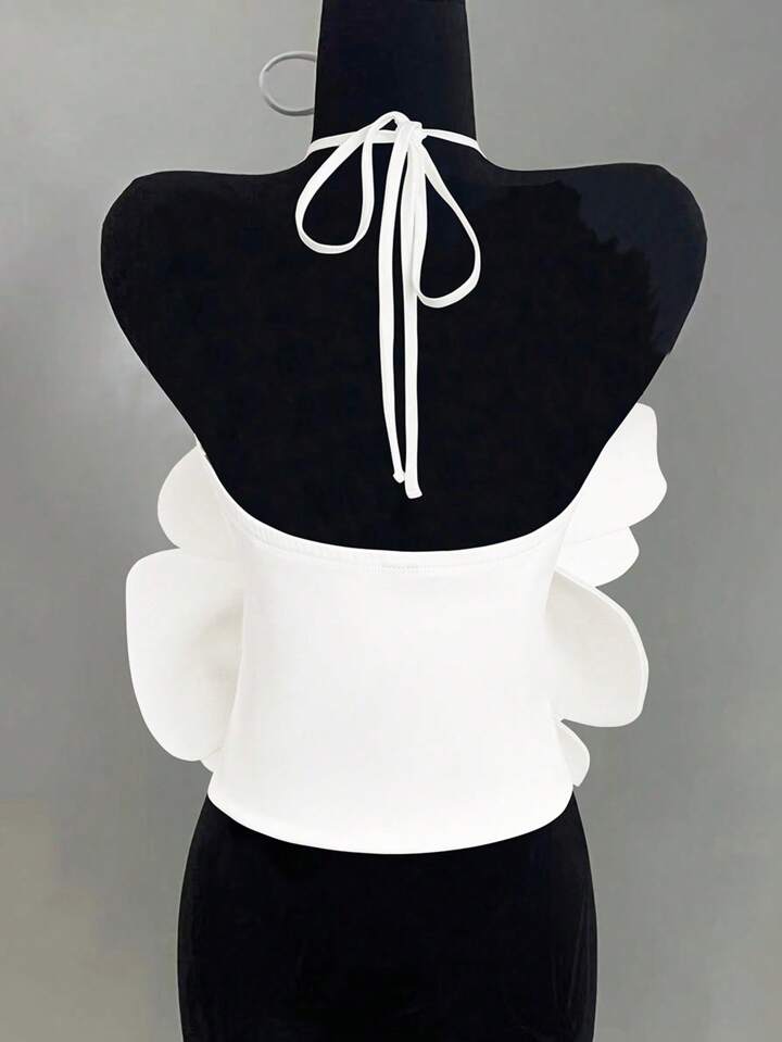 Petal Drama Halter Top
