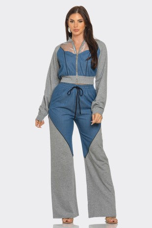 Denim Swing Set