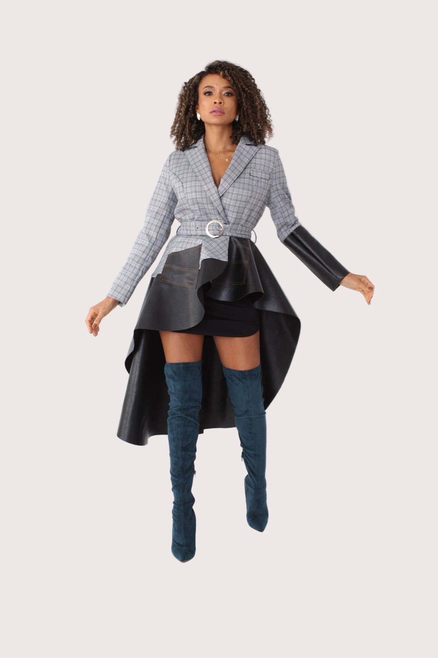 Executive Edge High-Low Blazer