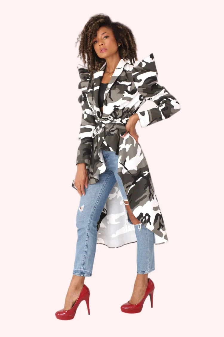 The Commander in Chic Camo Jacket