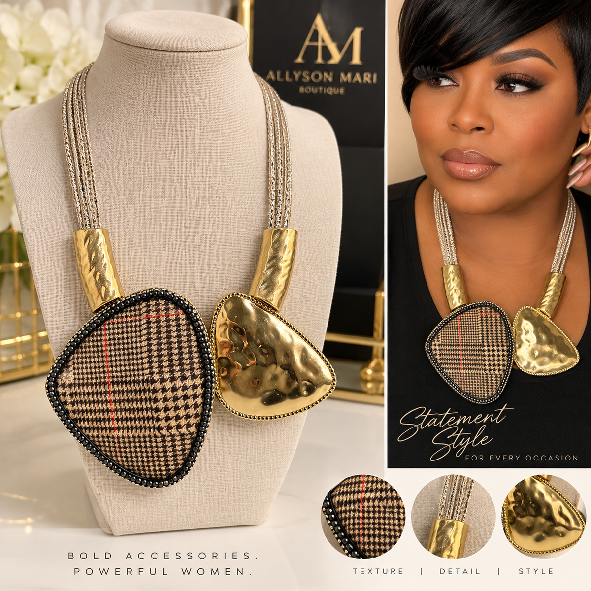 The Boardroom Statement Necklace N-101