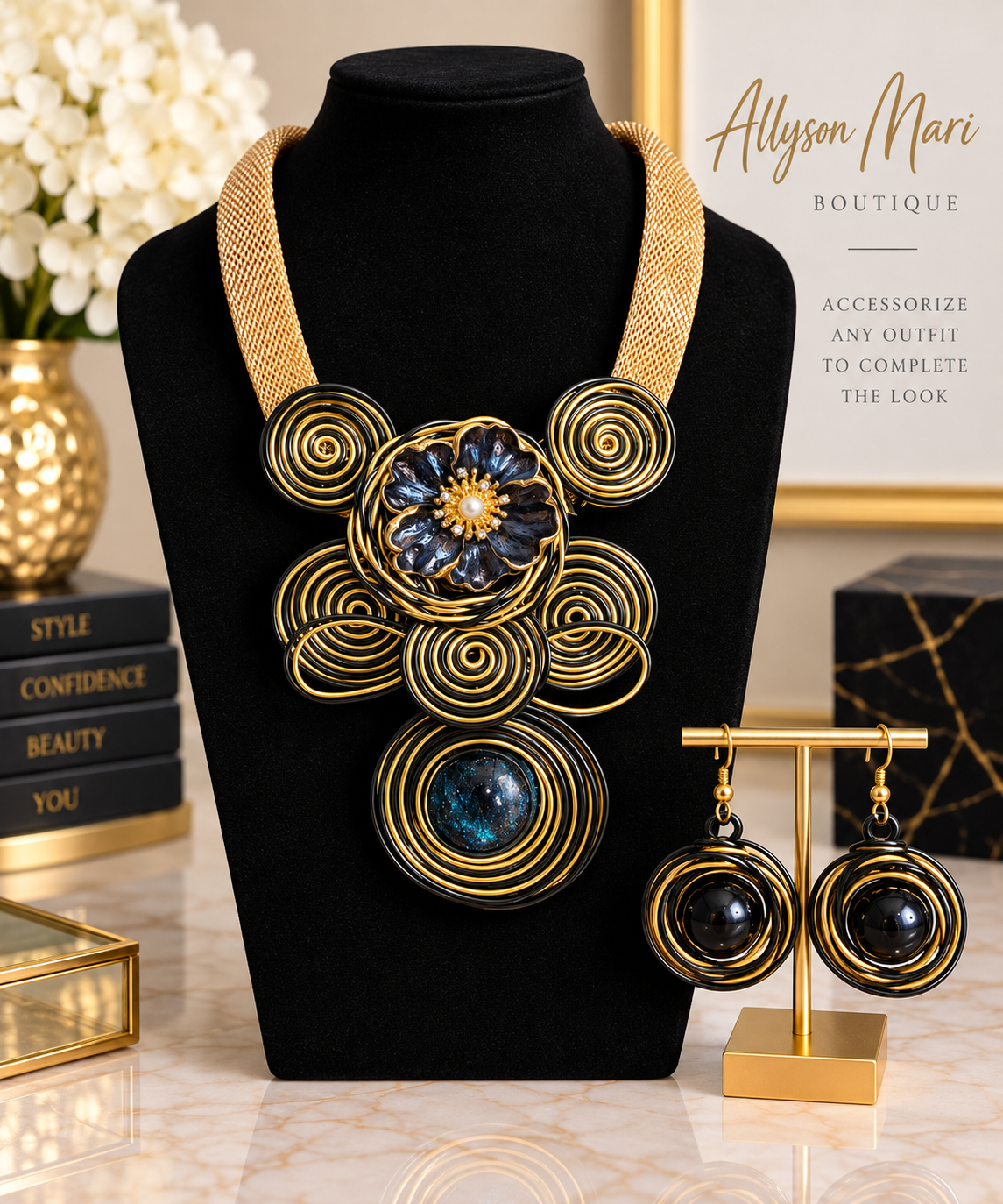 The Black Excellence Statement Necklace Set
