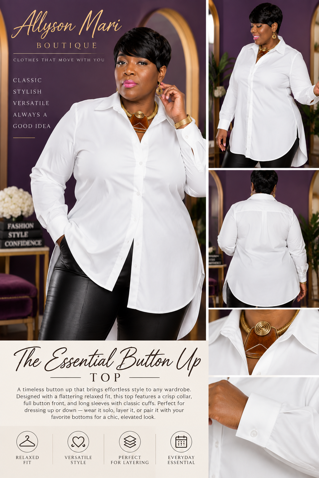 The Essential Edit Button-Up