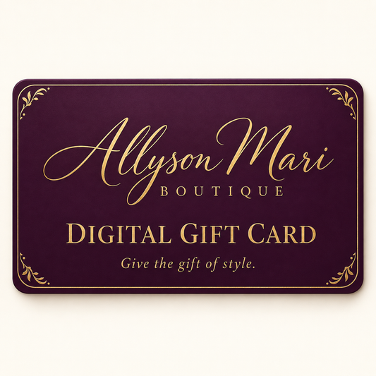 Allyson Mari Gift Card